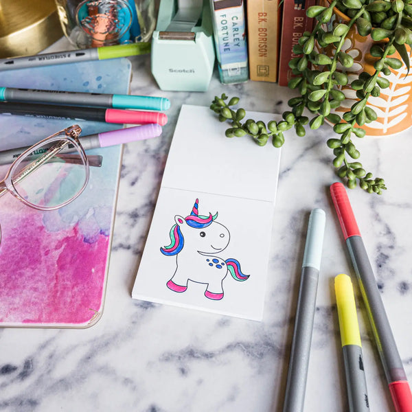 Mythical and Magical Mini Coloring Book - Linzis