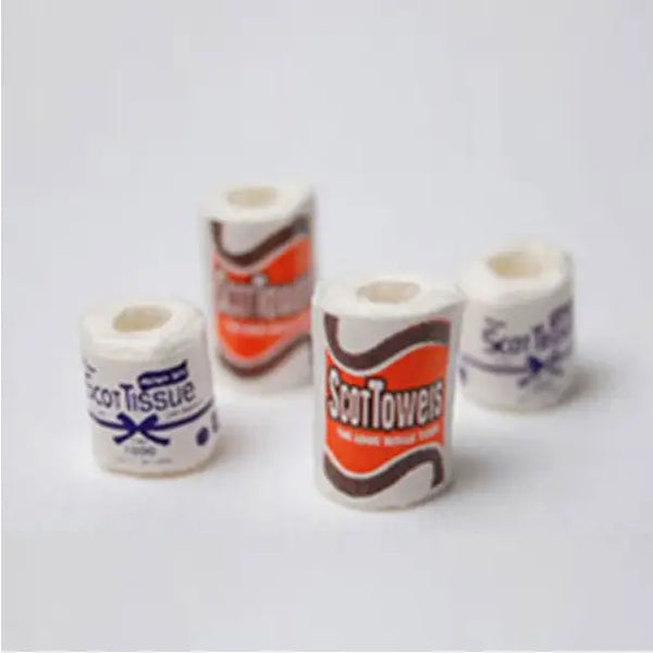 Dollhouse Miniature Paper Products (Pack of 4) - Linzis