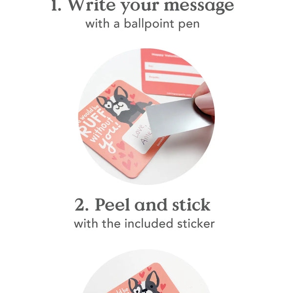 Scratch-Off Valentines - Animal Puns - Linzis