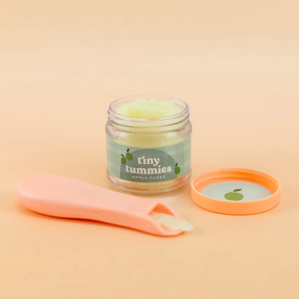 Tiny Tummies - Apple Jelly Food - Jar and Spoon - Linzis