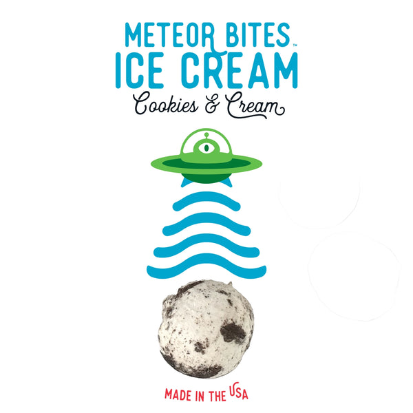 Meteor Bites Freeze Dried Ice Cream: Cookies & Cream - Linzis
