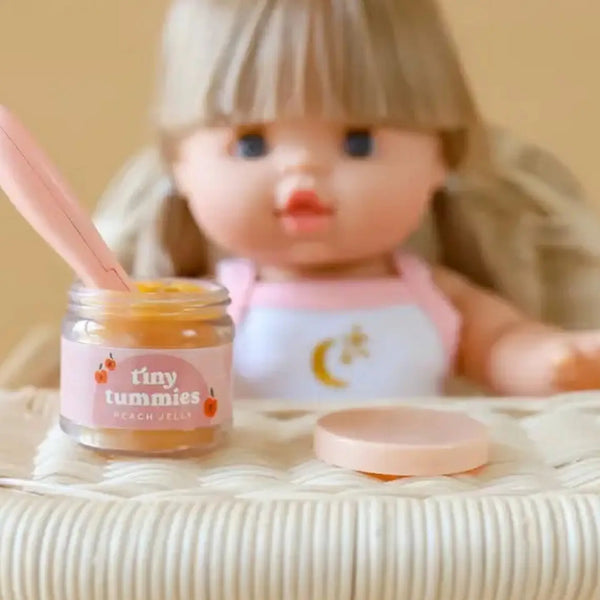 Tiny Tummies - Strawberry Jelly Food - Jar and Spoon - Linzis