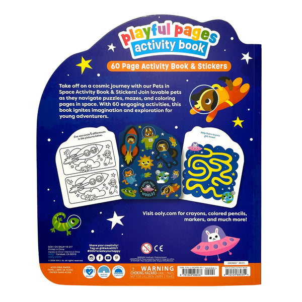 Playful Pages Activity Book -Pets in Space!