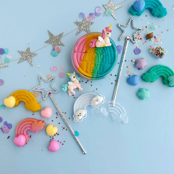 Unicorn Rainbow (Rainbow Sherbet) Kiddough Play Kit - Linzis