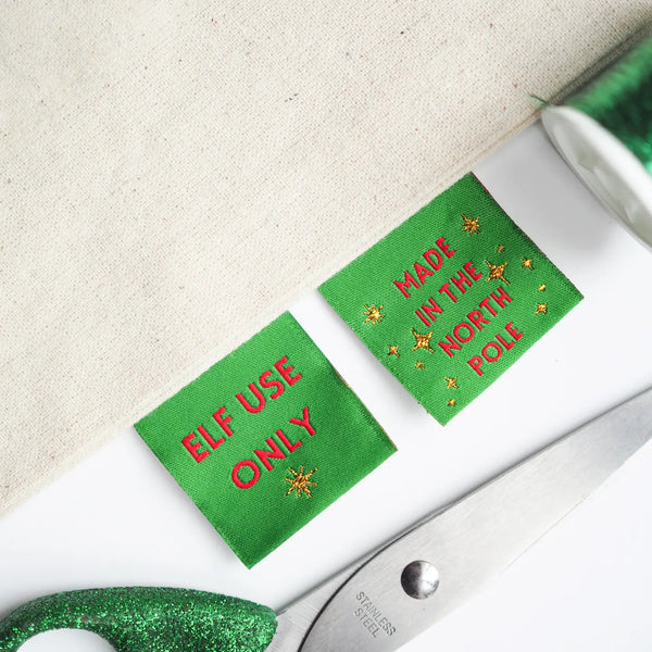 Elf Use Only Sew in Tags - Linzis