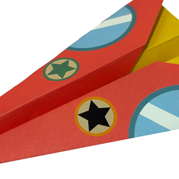 D.I.Y. Paper Air Planes Activity Kit - Set of 24 Designs - Linzis