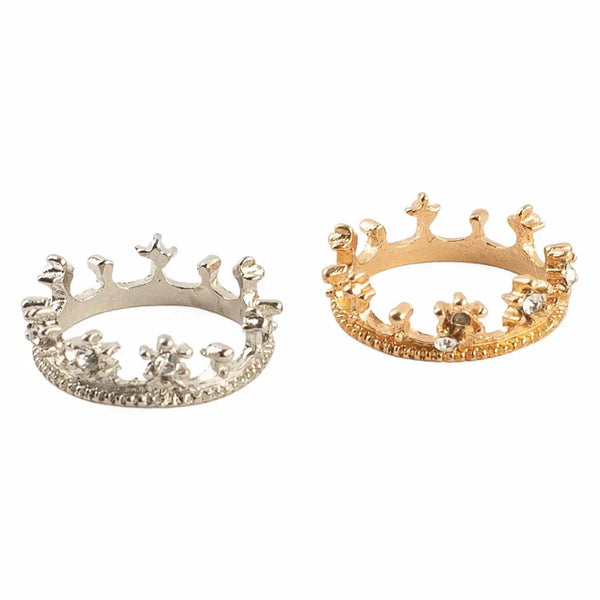 3/4" Dollhouse Miniature Royal Crowns (Pack of 2) - Linzis