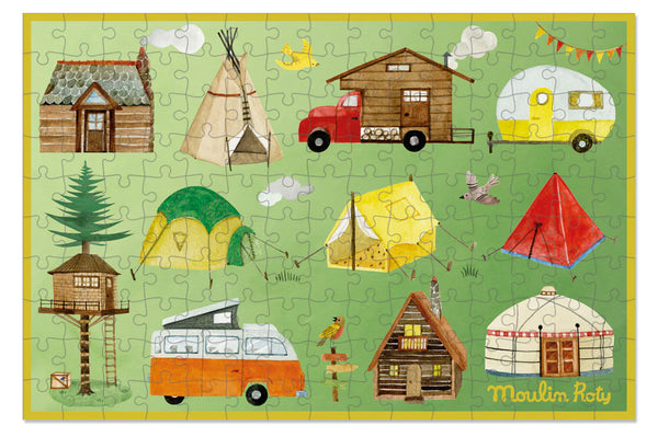 Mini puzzles (150 pcs) "The Garden of Moulin Roty - Linzis