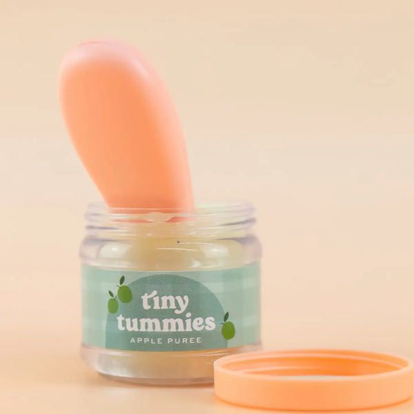 Tiny Tummies - Apple Jelly Food - Jar and Spoon - Linzis