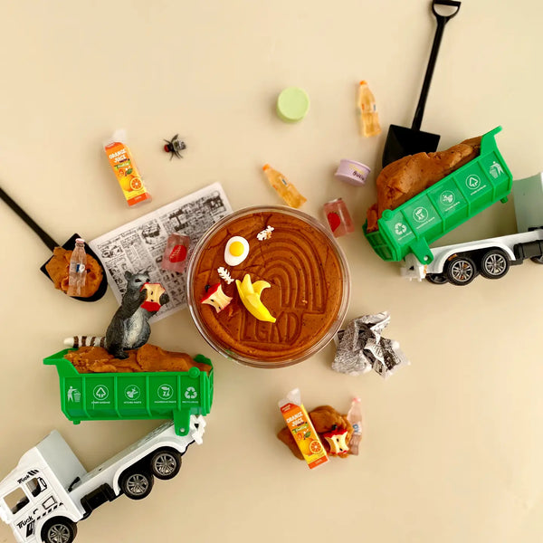 Garbage (Root Beer) Kiddough Play Kit - Linzis