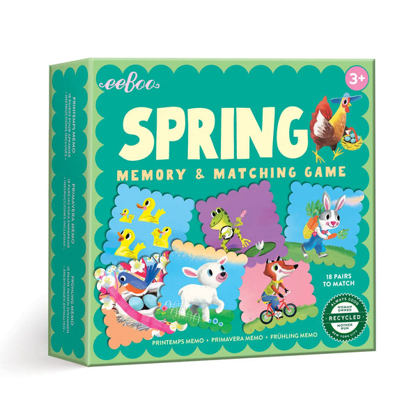 Spring Little Square Memory Game - Linzis