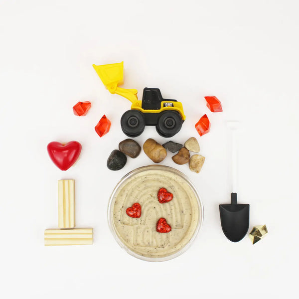 Valentines "I Dig You" Construction Kiddough Play Kit - Linzis