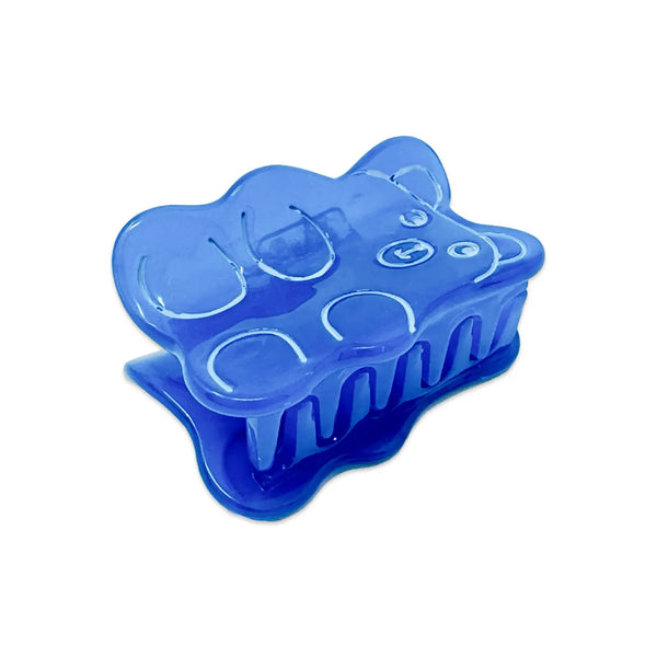 Mini Blue Gummy Bear Hair Claw Clip - Linzis