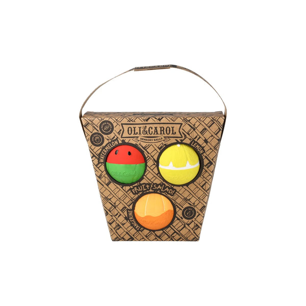 OLI&CAROL Fruit Salad Baby Sensory Balls - Linzis