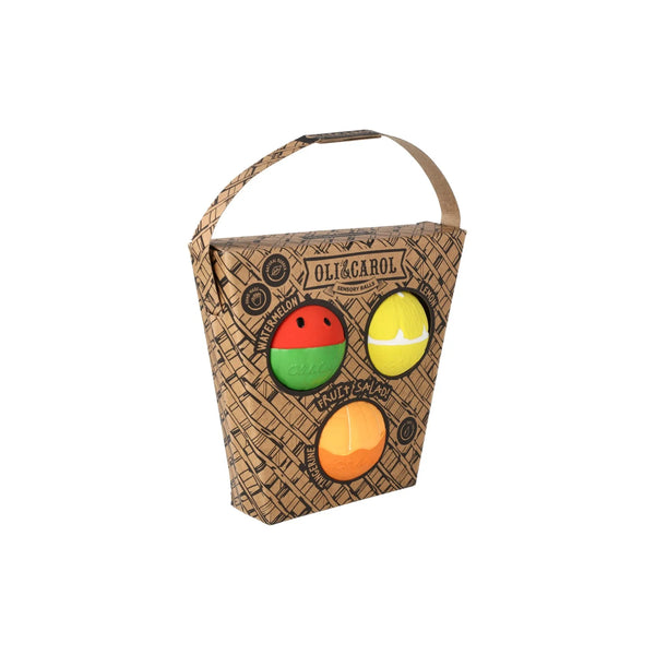 OLI&CAROL Fruit Salad Baby Sensory Balls - Linzis