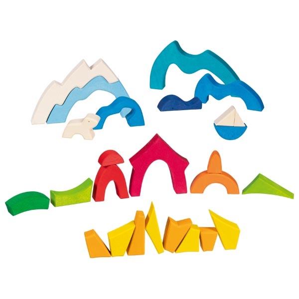 Landscape puzzle - Little polar bear - Linzis