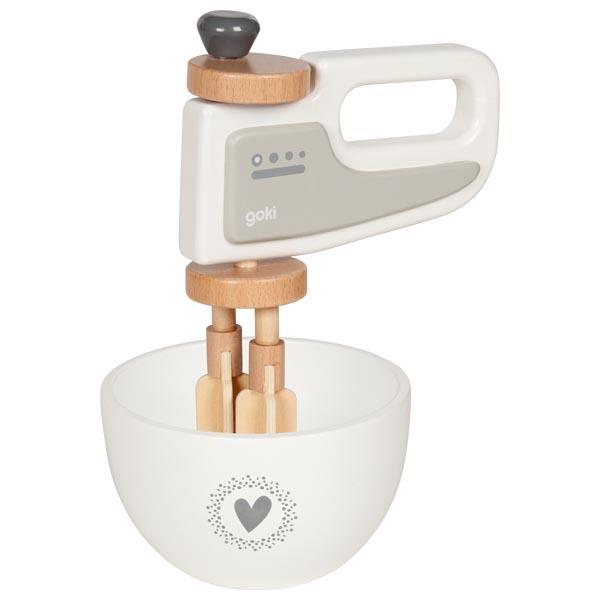 Wooden Hand Mixer with Bowl - Linzis