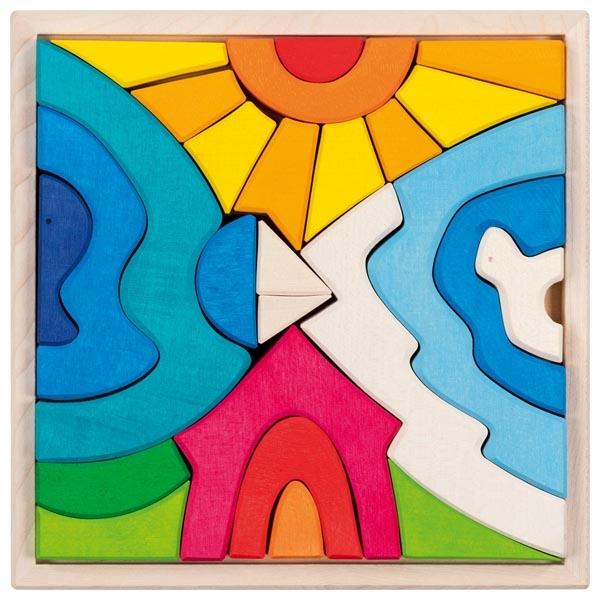 Landscape puzzle - Little polar bear - Linzis