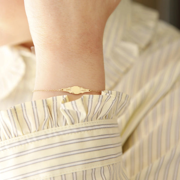 Signet "Plume" bracelet - Linzis