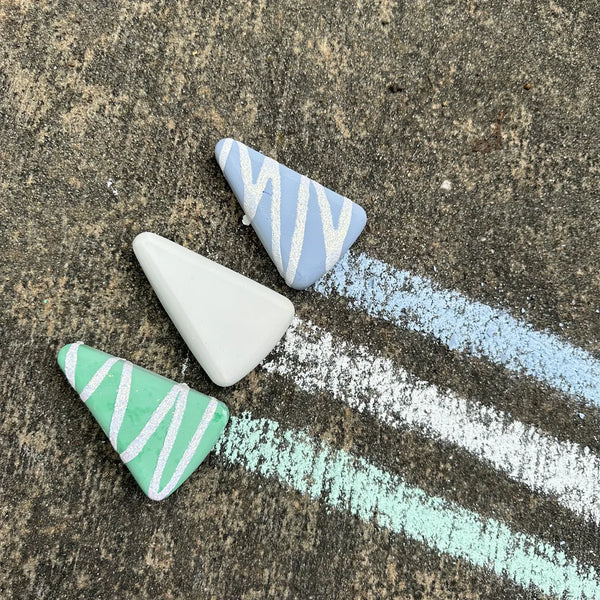 Snowglobe Trees Handmade Sidewalk Chalk - Linzis