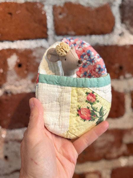 Set of 3 Quilted Egg Pouches - Linzis