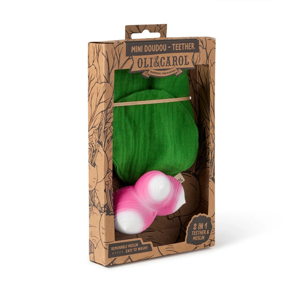 Ramona the Radish Mini Doudou-Teether - Linzis