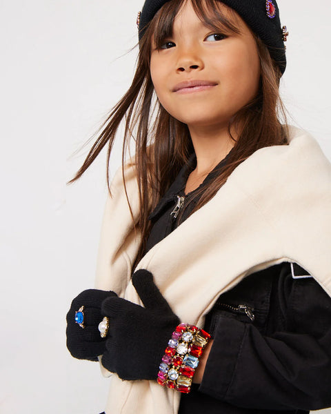 Ice Skating Jeweled Gloves - Linzis