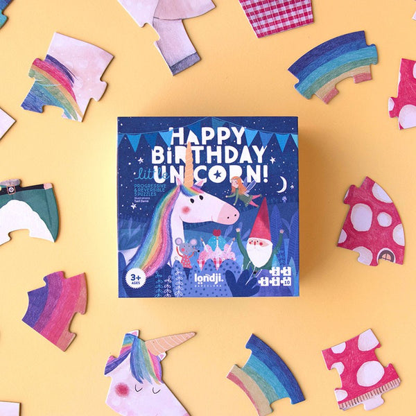 Happy Birthday Unicorn Puzzle - Linzis