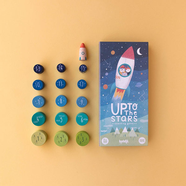 Up To The Stars Wooden Toy - Linzis