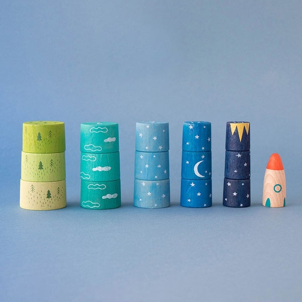 Up To The Stars Wooden Toy - Linzis