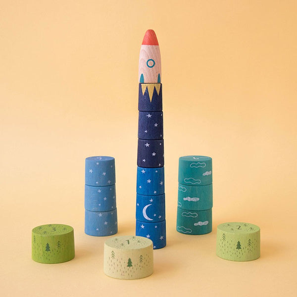Up To The Stars Wooden Toy - Linzis