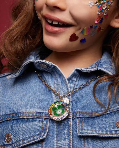 Lucky Streak REAL 4-Leaf Clover Necklace - Linzis