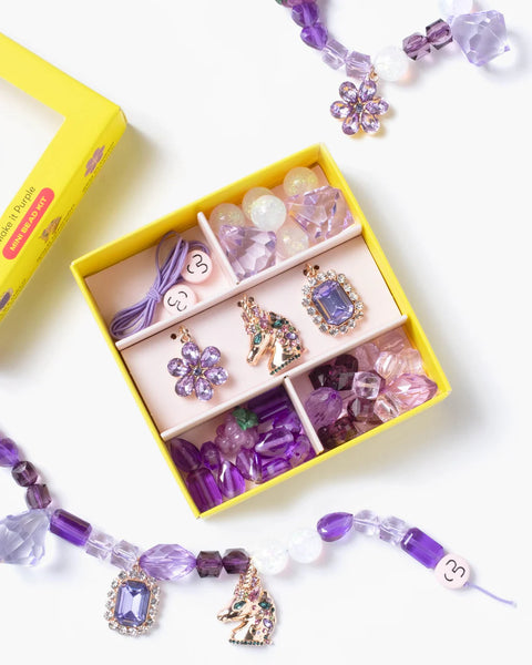 Make It Purple Mini Bead Kit - Linzis