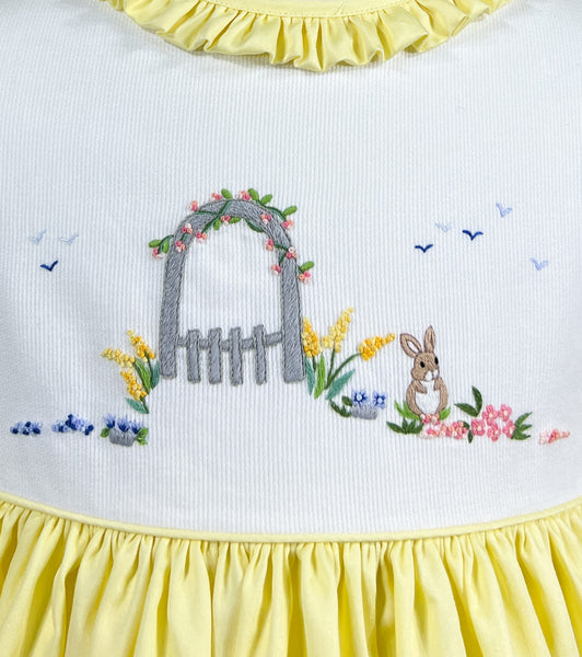 Le Jardin de Pâques Embroidered Dress - Linzis