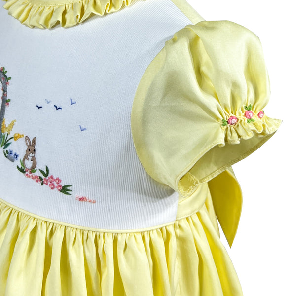 Le Jardin de Pâques Embroidered Dress - Linzis
