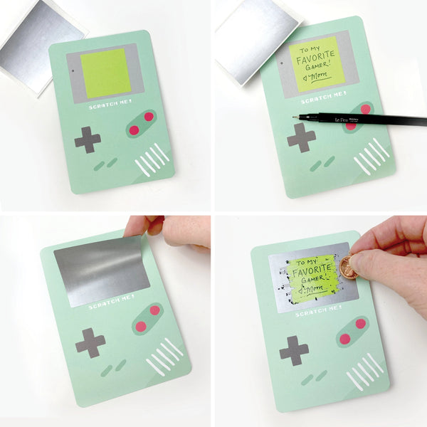 Scratch-Off Valentine Cards - Gamer