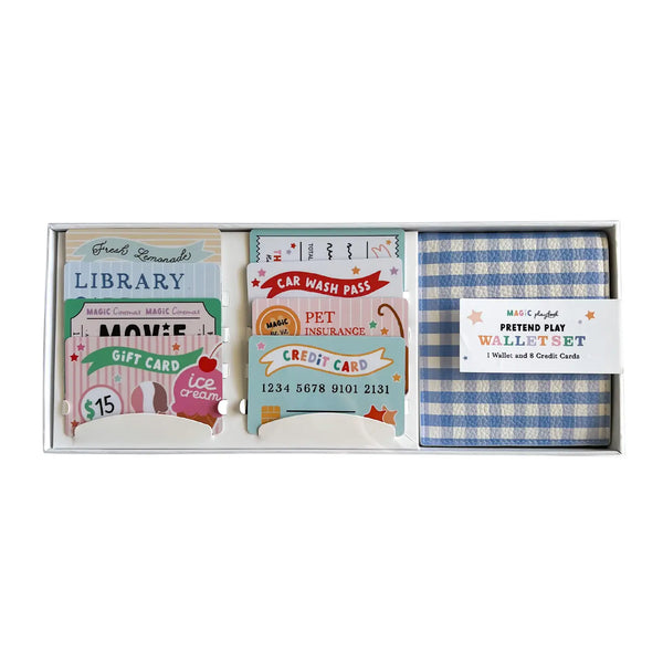 Pretend Play Wallet + Credit Card Set - Linzis