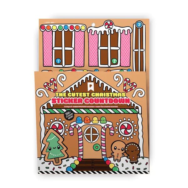 Kawaii Christmas Sticker Advent Calendar - Linzis