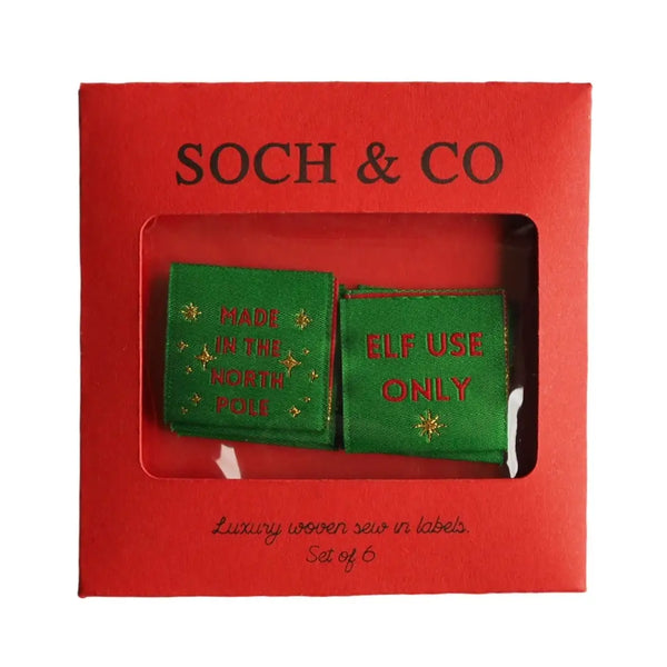 Elf Use Only Sew in Tags - Linzis