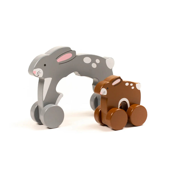Bunny Big & Little Wooden Roller - Linzis