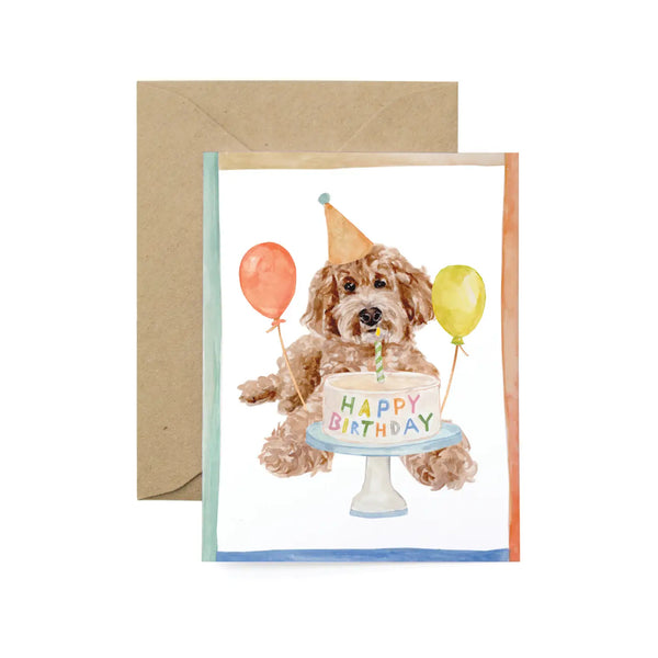 Birthday Dog Greeting Card