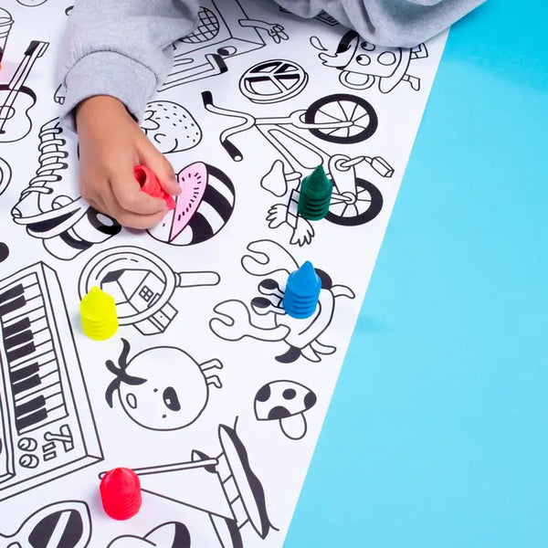 Neon Finger Crayons - Linzis