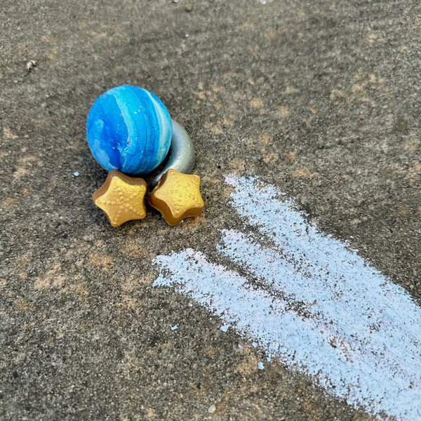 Mini Galaxy Handmade Sidewalk Chalk - Linzis