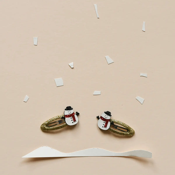 Snowman Glitter Clips - Linzis
