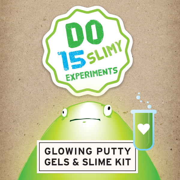 Glowing Putty Gels and Slime Kit | Stem Kit Chemistry Kit - Linzis