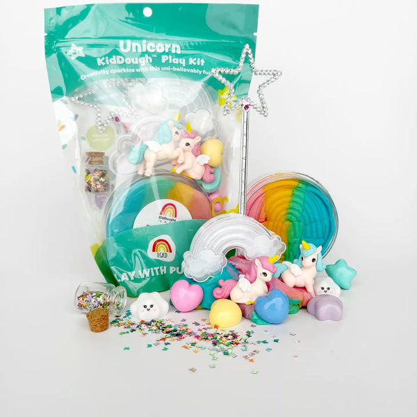 Unicorn Rainbow (Rainbow Sherbet) Kiddough Play Kit - Linzis