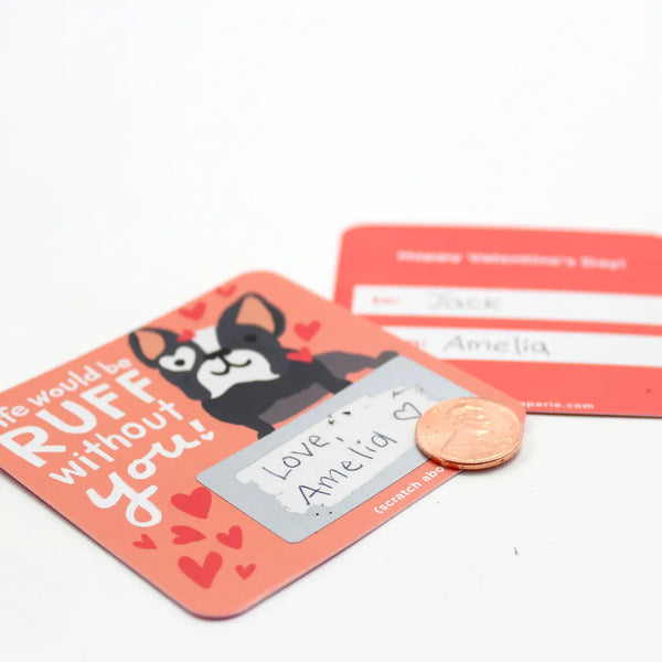 Scratch-Off Valentines - Animal Puns - Linzis