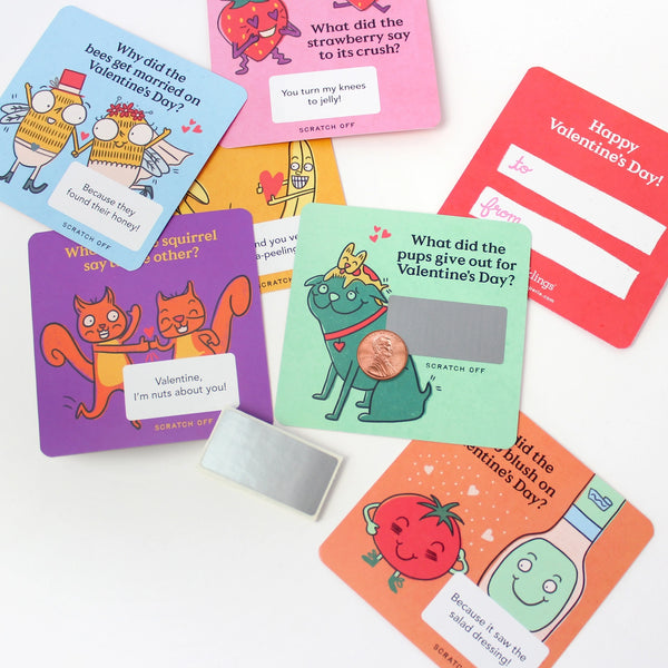 Scratch-Off Joke Valentines - Jokes For Kids