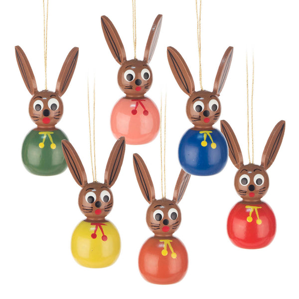 Wooden Rabbit Ornaments - Linzis