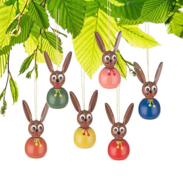 Wooden Rabbit Ornaments - Linzis